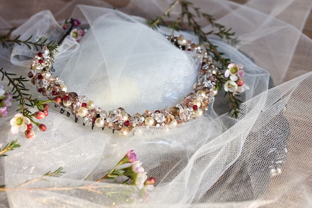 A Bridal Headpiece